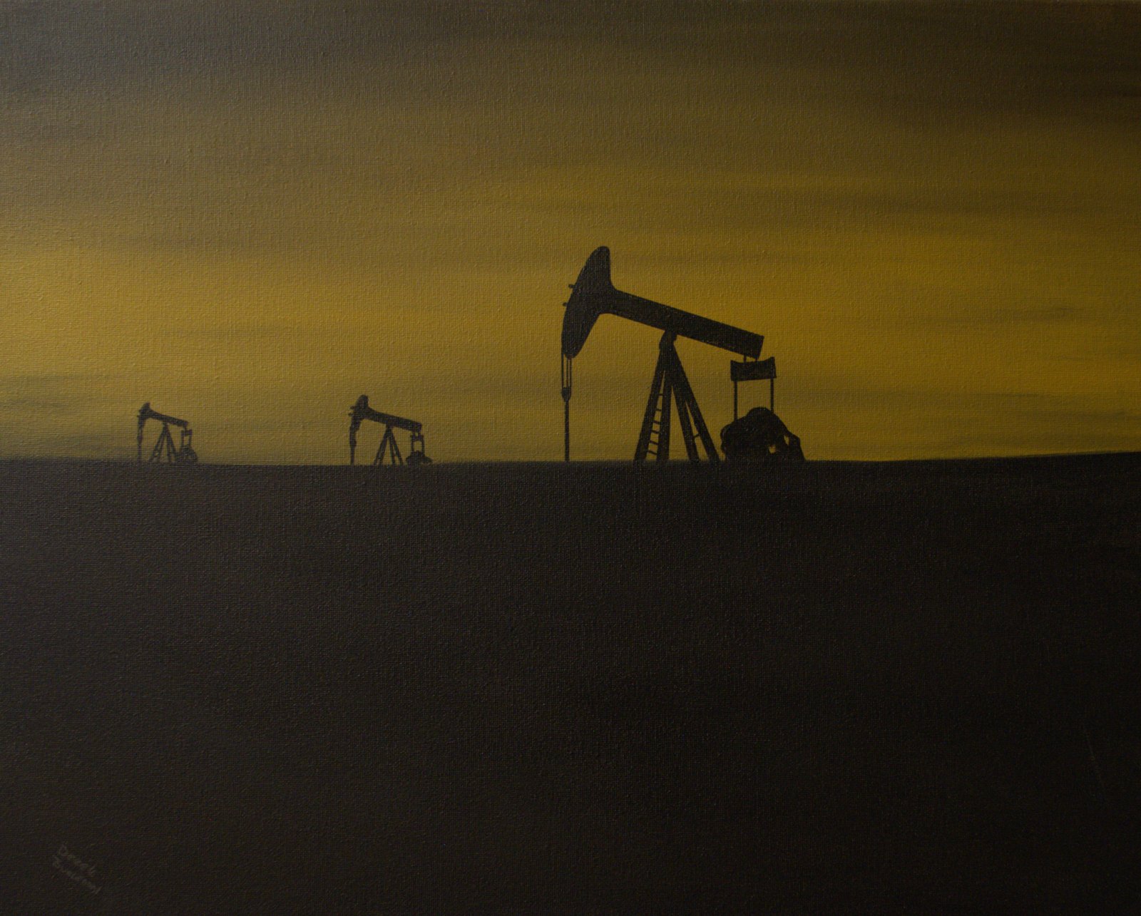 Oil Pumps on the Kansas Prairie